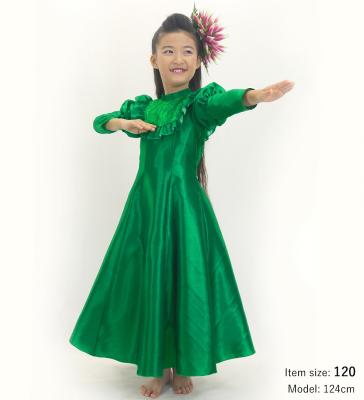 Hula Kids Long Classic Dress/ Luxury Collection / Green / Jp214gr