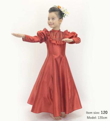 Hula Kids Long Classic Dress/ Luxury Collection / Red / Jp214rd