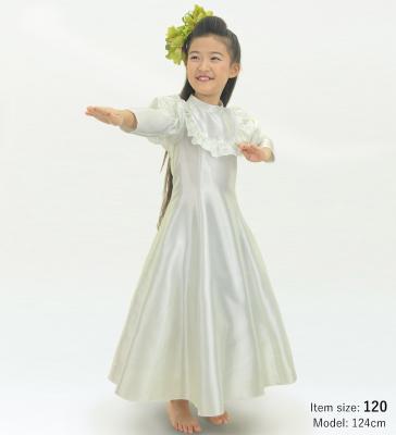 Hula Kids Long Classic Dress/ Luxury Collection / White / Jp214wh
