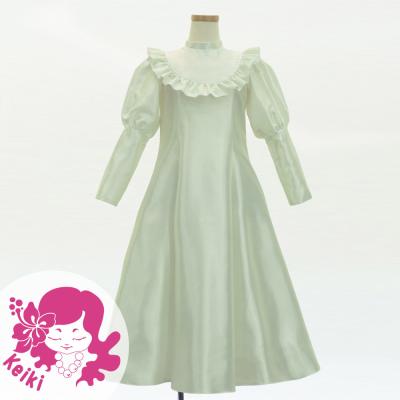 Hula Kids Long Classic Dress/ Luxury Collection / White / Jp214wh