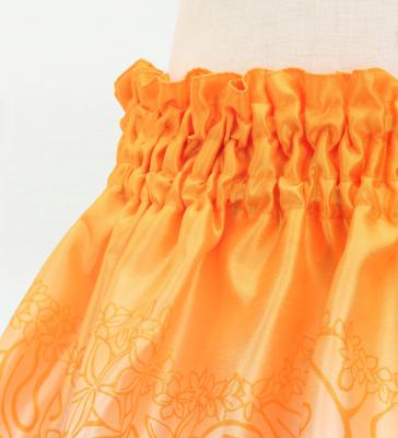 Hula Keiki Set-Up with Plumeria & Monstera Print / Luxury Collection / Orange / Jp217or