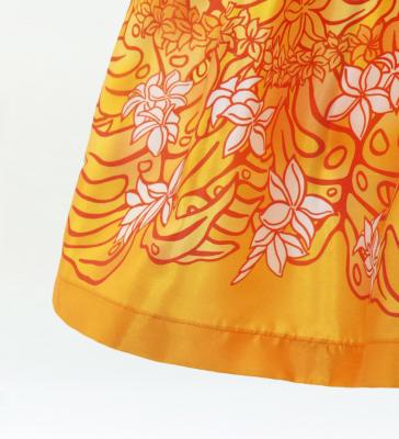 Hula Keiki Set-Up with Plumeria & Monstera Print / Luxury Collection / Red / Jp217rd