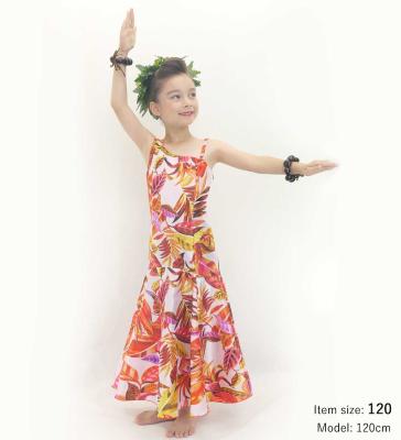 Hula Kids One Shoulder Dress with Leaf / Luxury Collection / Red / Jp222rd