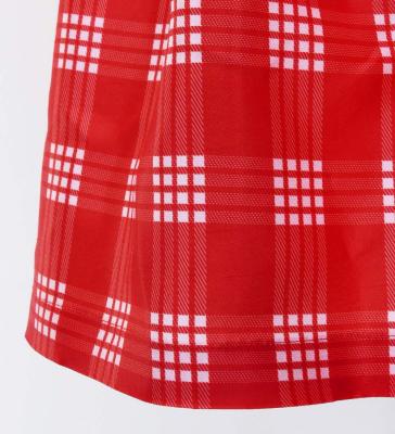Hula Kids Shantung Pa'u Skirt with Palaka Check Print / Luxury Collection /Red / Jp223rd