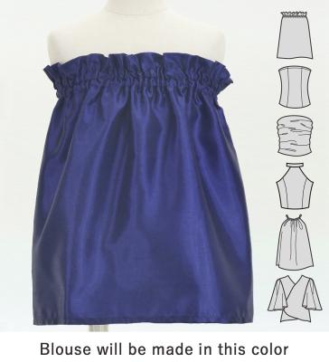 Hula Keiki Set-Up with Hawaiian Leaf Print / Luxury Collection / Navy / Jp226nv