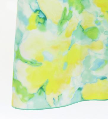 Hula Kids Koshibo Long Dress with Hawaiian Flower Print / Luxury Collection / Jp229-3