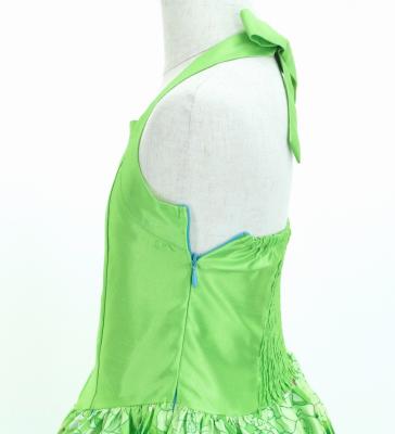 Hula Kids Shantung Dress with Lokelani Print / Luxury Collection / Green / Jp66gr
