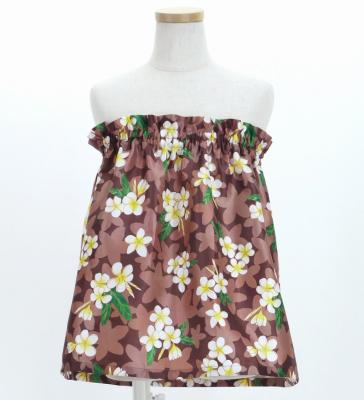 Hula Set up Keiki with Plumeria Print / Luxury Collection / Brown / Jp67br