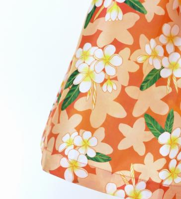 Hula Set up Keiki with Plumeria Print / Luxury Collection / Orange / Jp67or