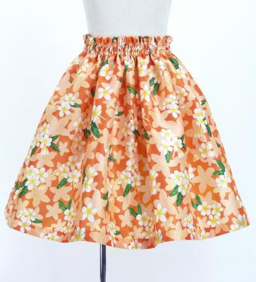 Hula Set up Keiki with Plumeria Print / Luxury Collection / Orange / Jp67or