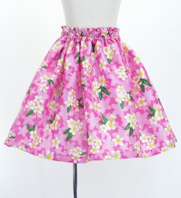 Hula Set up Keiki with Plumeria Print / Luxury Collection / Pink / Jp67pi