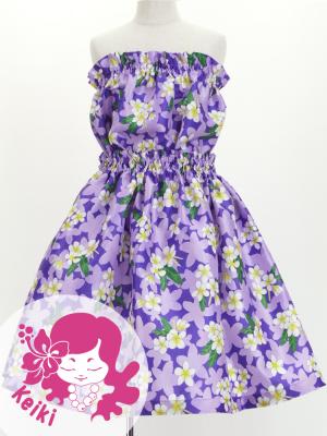 Hula Set up Keiki with Plumeria Print / Luxury Collection / Purple / Jp67pu