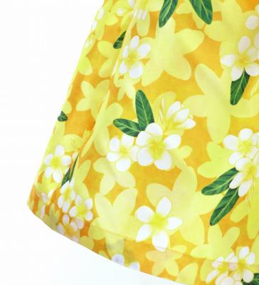 Hula Set up Keiki with Plumeria Print / Luxury Collection / Yellow / Jp67ye