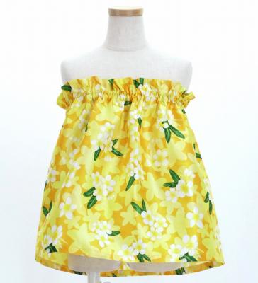 Hula Set up Keiki with Plumeria Print / Luxury Collection / Yellow / Jp67ye