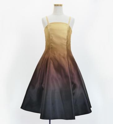 Hula Midi Gradation Dress/ Luxury Collection / Beige & Brown / Jp69bebr