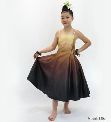 Hula Midi Gradation Dress/ Luxury Collection / Beige & Brown / Jp69bebr