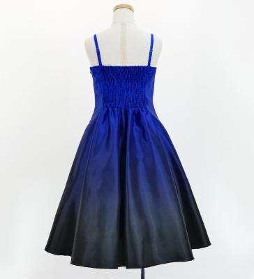 Hula Midi Gradation Dress/ Luxury Collection / Blue & Black / Jp69blbk