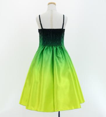 Hula Midi Gradation Dress/ Luxury Collection / Green & Yellow / Jp69grye