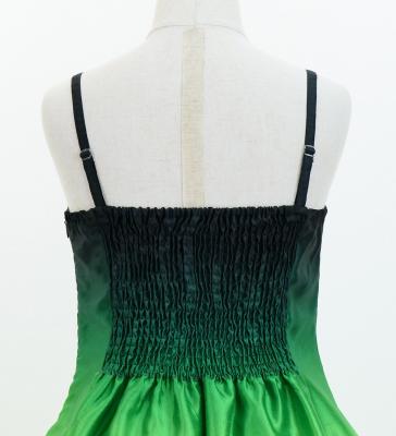 Hula Midi Gradation Dress/ Luxury Collection / Green & Yellow / Jp69grye