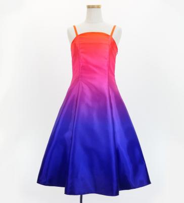 Hula Midi Gradation Dress/ Luxury Collection / Orange & Purple / Jp69orpu