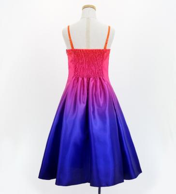 Hula Midi Gradation Dress/ Luxury Collection / Orange & Purple / Jp69orpu