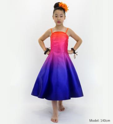 Hula Midi Gradation Dress/ Luxury Collection / Orange & Purple / Jp69orpu