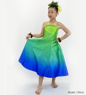 Hula Midi Gradation Dress/ Luxury Collection / YEL GRN & BLU / Jp69yegrbl