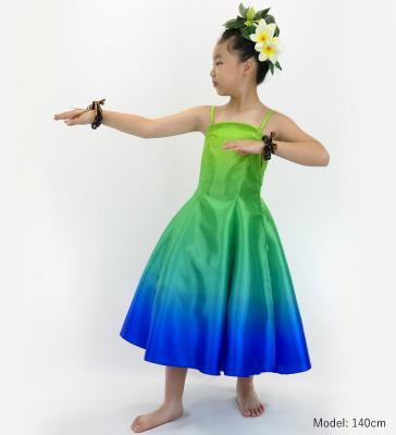Hula Midi Gradation Dress/ Luxury Collection / YEL GRN & BLU / Jp69yegrbl