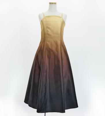Hula Long Gradation Dress/ Luxury Collection / Beige & Brown / Jp70bebr