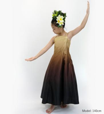 Hula Long Gradation Dress/ Luxury Collection / Beige & Brown / Jp70bebr