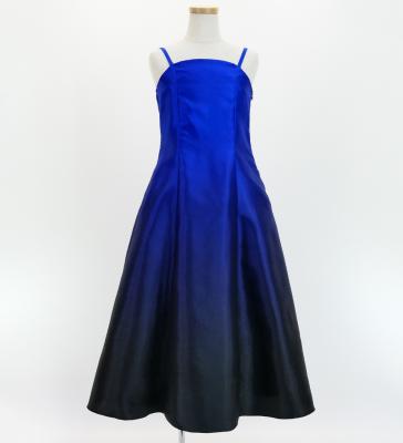 Hula Long Gradation Dress/ Luxury Collection / Blue & Black / Jp70blbk