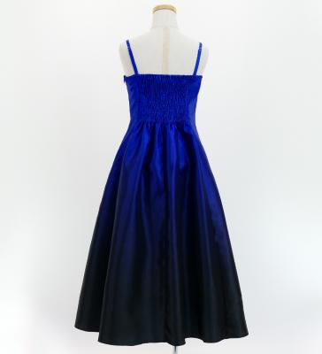 Hula Long Gradation Dress/ Luxury Collection / Blue & Black / Jp70blbk