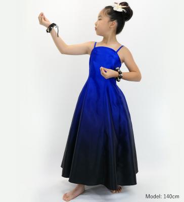 Hula Long Gradation Dress/ Luxury Collection / Blue & Black / Jp70blbk
