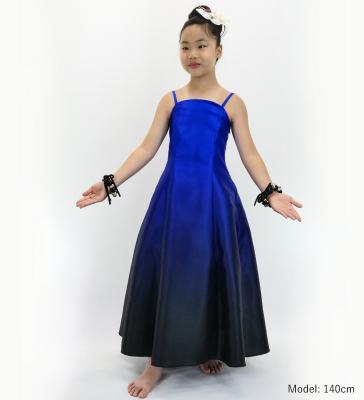 Hula Long Gradation Dress/ Luxury Collection / Blue & Black / Jp70blbk
