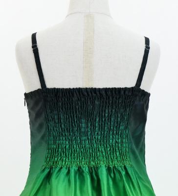 Hula Long Gradation Dress/ Luxury Collection / Green & Yellow / Jp70grye