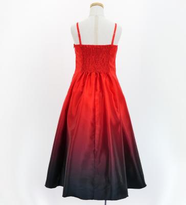 Hula Long Gradation Dress/ Luxury Collection / Red & Black / Jp70rdbk