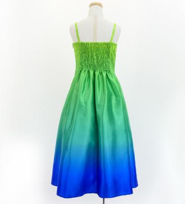 Hula Long Gradation Dress/ Luxury Collection / YEL GRN & BLU / Jp70yegrbl