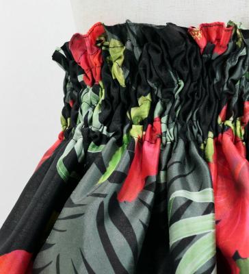 Hula Set up Keiki with Hibiscus Print / Luxury Collection / Black / Jp71bk