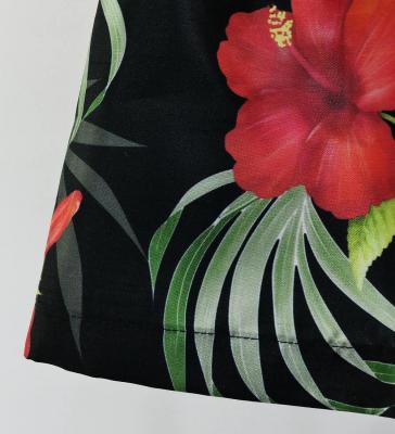 Hula Set up Keiki with Hibiscus Print / Luxury Collection / Black / Jp71bk