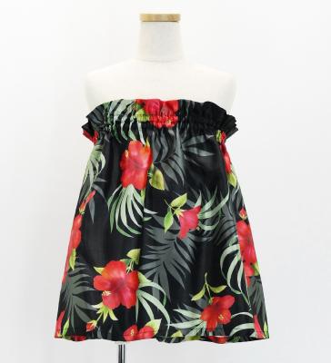Hula Set up Keiki with Hibiscus Print / Luxury Collection / Black / Jp71bk