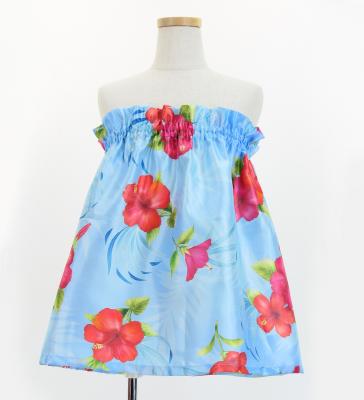 Hula Set up Keiki with Hibiscus Print / Luxury Collection / Light Blue / Jp71lbl