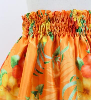 Hula Set up Keiki with Hibiscus Print / Luxury Collection / Orange / Jp71or