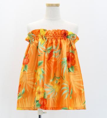 Hula Set up Keiki with Hibiscus Print / Luxury Collection / Orange / Jp71or