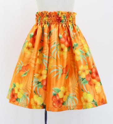 Hula Set up Keiki with Hibiscus Print / Luxury Collection / Orange / Jp71or
