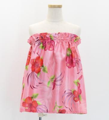 Hula Set up Keiki with Hibiscus Print / Luxury Collection / Pink / Jp71pi