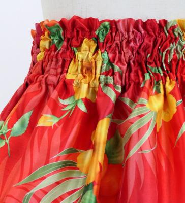 Hula Set up Keiki with Hibiscus Print / Luxury Collection / Red / Jp71rd