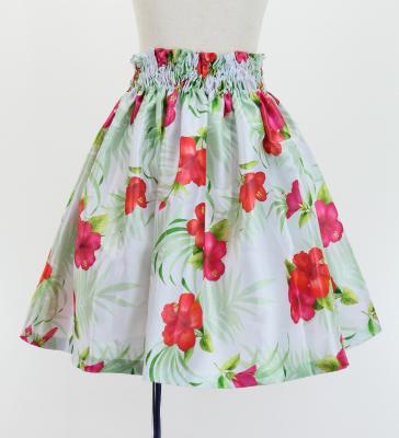 Hula Set up Keiki with Hibiscus Print / Luxury Collection / White / Jp71wh