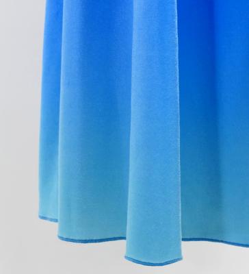 Hula One Shoulder Gradation Velvet Dress/ Luxury Collection / Blue & Light Blue / Jp72blbl