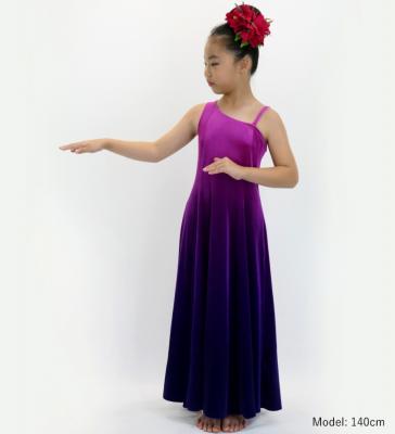 Hula One Shoulder Gradation Velvet Dress/ Luxury Collection / Purple & Dark Purple / Jp72pudpu