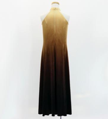 Hula Long Gradation Dress/ Luxury Collection / Beige & Brown / Jp73bebr